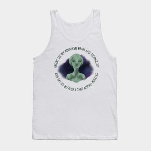 Alien Haters Gonna Hate Tank Top